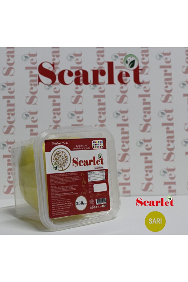 Şeker Hamuru Sarı 250 gr