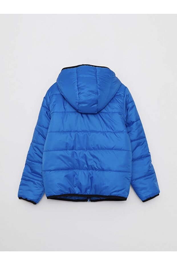 Kapüşonlu Basic Erkek Çocuk Şişme Mont - 3