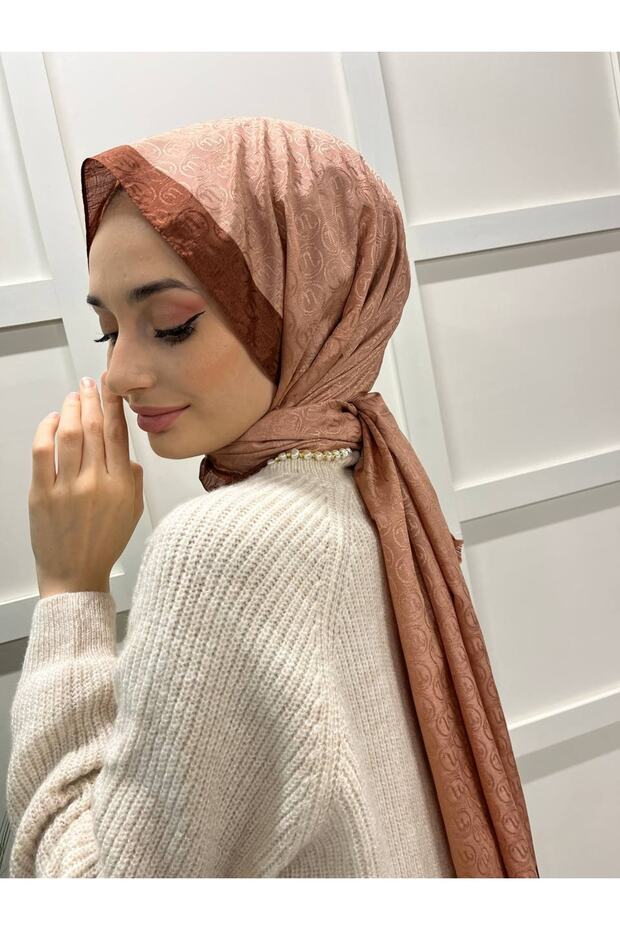 Ipekyolu Scarf Monogram Shawl 00444