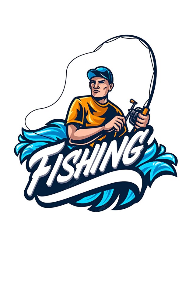 Fishing Fishing Man Auto, Motorcycle, Helmet, Laptop Sticker 13x12 Cm
