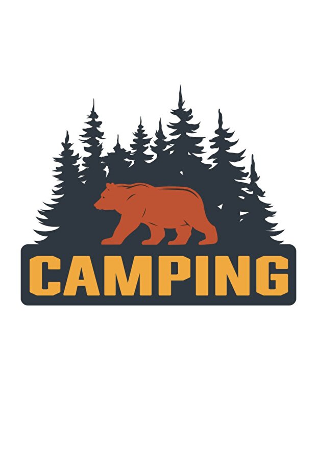Camp Bear Auto, Motorcycle, Helmet, Laptop Sticker 13x10 Cm