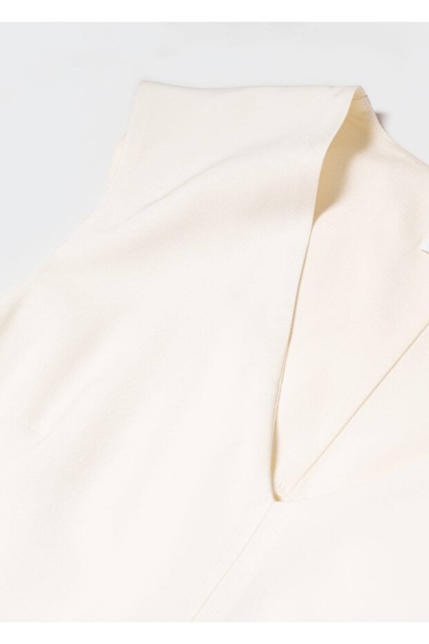 V Yakalı Kısa Elbise - 7