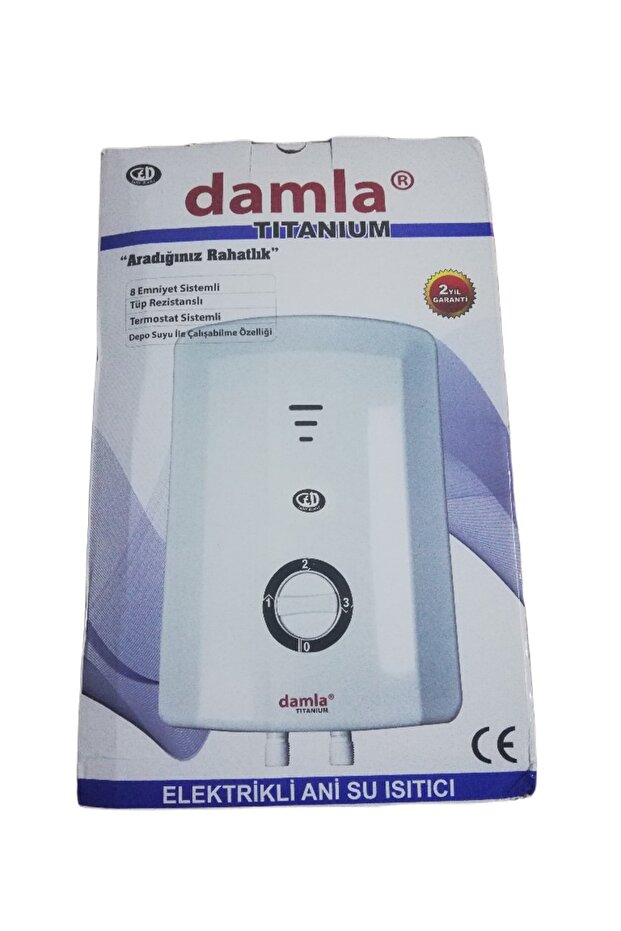 Tıtanıum Elektrıklı Şohben 9 Mt Kablolu Tam Takım Set - 2