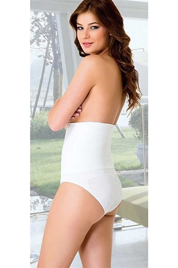(mi) Seamless Double Layer Corset with Snaps at the Bottom (Reduces 1 Size) - 4
