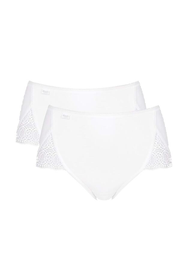 Damen Slip - Maxi, Pure Sense Luxe, 2er Pack, einfarbig - 1