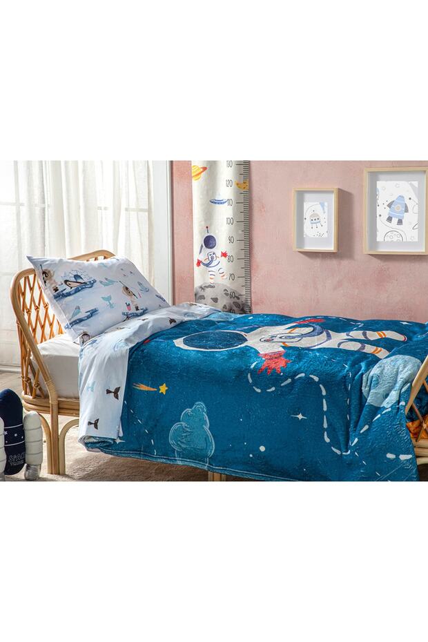 Galaxy Wellsoft Children's Blanket 150x200 Cm Blue