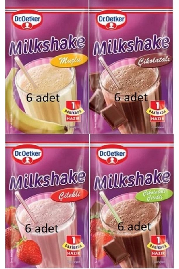 Dr Oetker 24 Adet Milkshake Çeşit Sepeti - 1