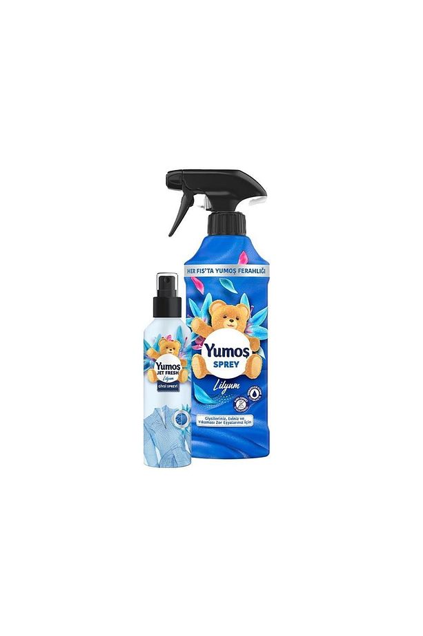 Jet Fresh Ütü Etkisi Giysi Spreyi Lilyum 200 Ml Ve Sprey Yıkaması Lilyum 450 Ml - 1