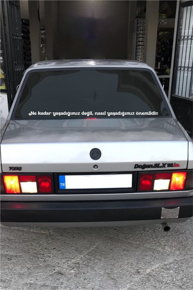 Car Window Lettering Words Long Sticker