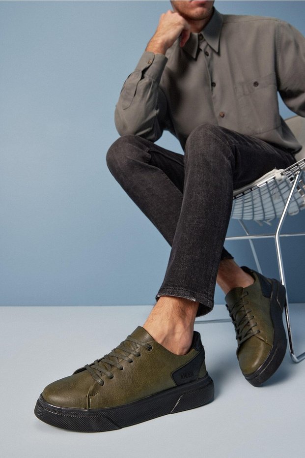 Khaki Yaya Men's Sports Shoes