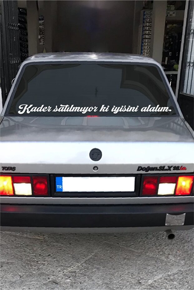 Car Window Writing Words Long Sticker - Commercial - Service - Minibus - Panel Van Back Writing Word Sticking Words