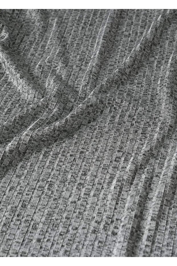 Lastikli Midi Elbise - 6