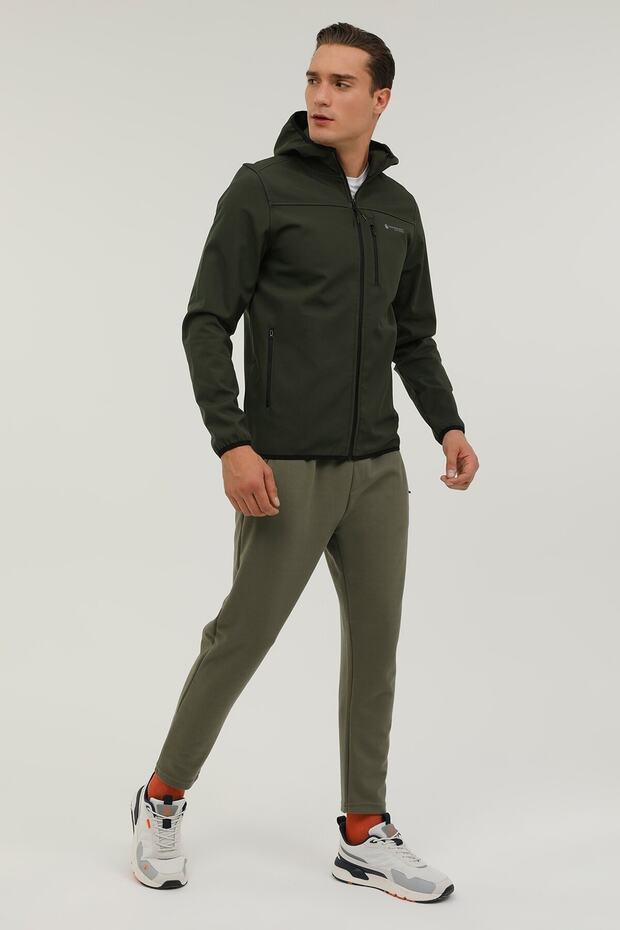 M-gt16 Basıc Softshell 2p Koyu Haki Erkek Softshell - 3