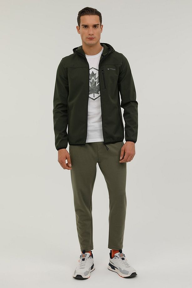M-gt16 Basıc Softshell 2p Koyu Haki Erkek Softshell - 6