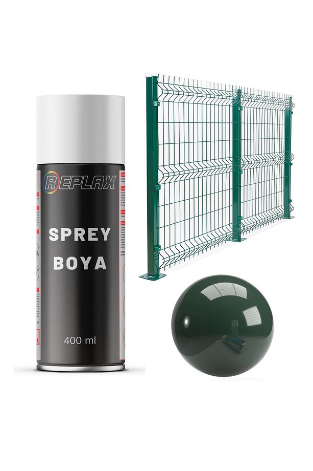 Koyu Yeşil Bahçe Çit Sprey Boyası 400 Ml. - 1