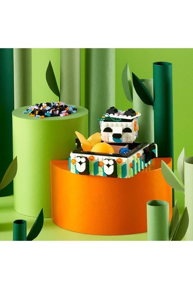 ® DOTS Sevimli Panda Tepsi 41959 - 6 Yaş ve Üzeri Çocuklar için Saklama Kutusu Seti (517 Parça) - 10