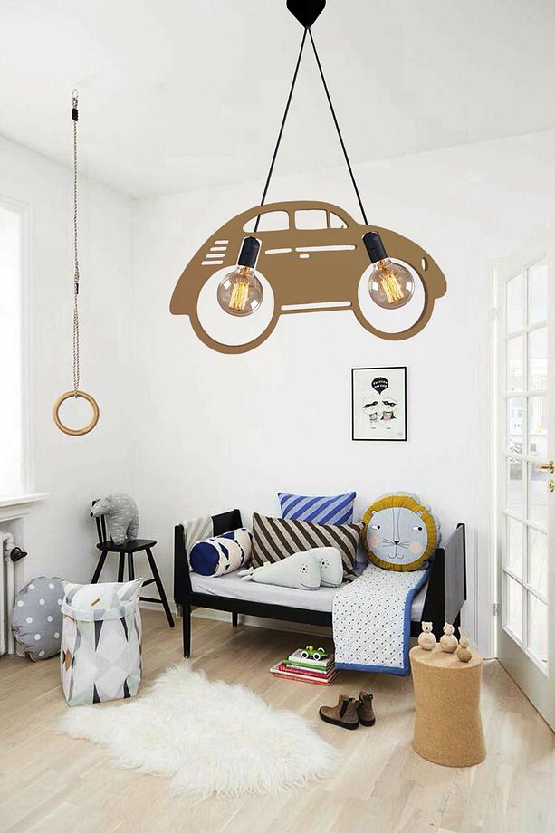 Woswos Avize Sarkıt Modern Rustik Lüks Dekoratif Retro Lamba Genç-çocuk Odası Avize - 8