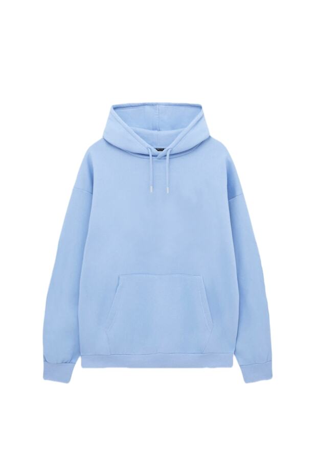 Plain Baby Blue Sweatshirt - Hoodie