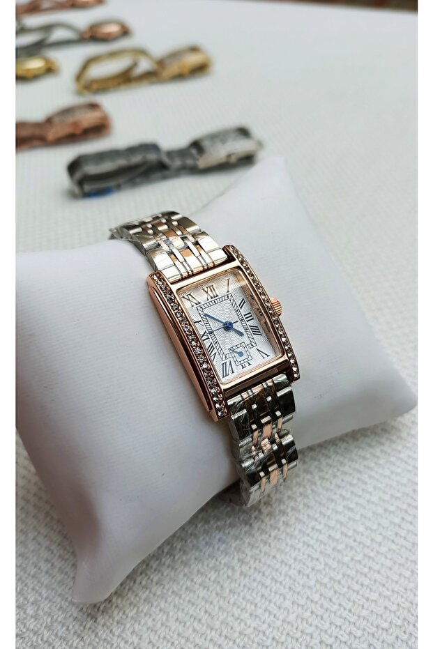 Zarif - Taşlı - Çelik Kadın Kol Saati - 1