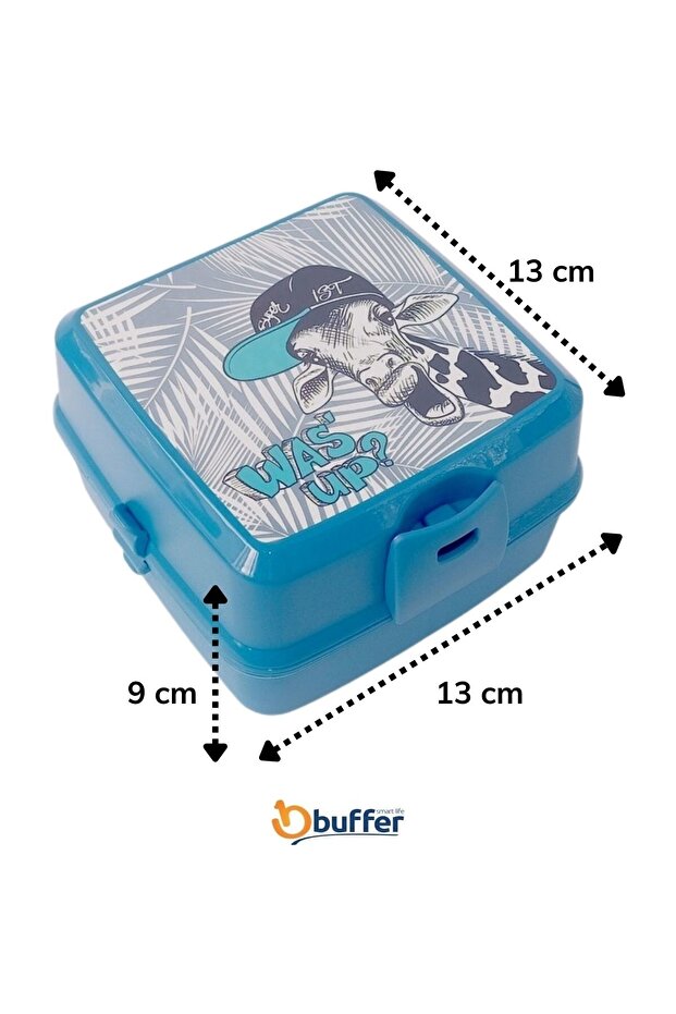 ® Automatic Lunch Box with Spoon and Fork 4 Compartments Practical Children's Lunch Box - 4