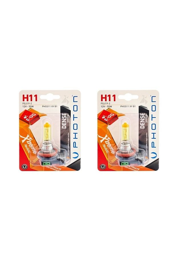 H11 Xtreme Yellow Limon Sarısı Far Ampülü Takımı (2 Adet) - 1
