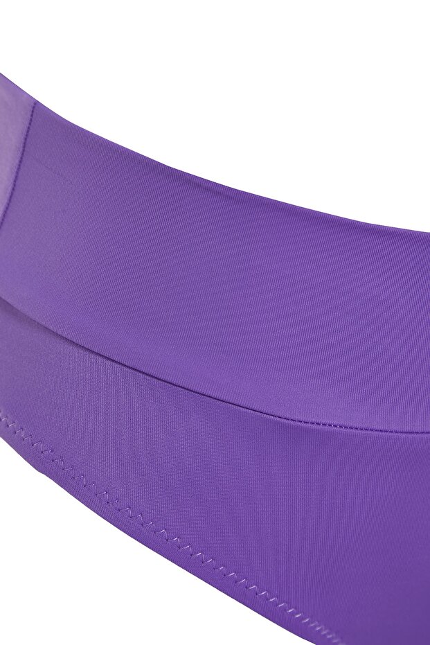 Mor Kaplı Klora&Suya Dayanıklı Uzun Ömür LYCRA®XTRALIFE Yüksek Bel Bikini Takımı TBESS22BT0010 - 9
