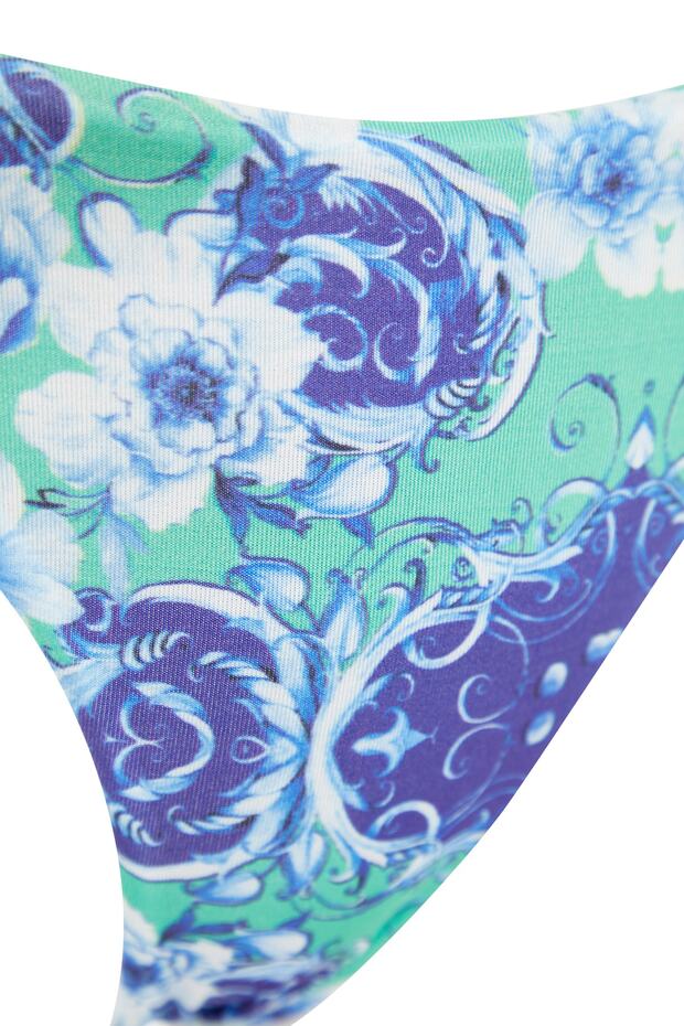 Etnik Desenli Normal Paça Bikini Altı TBESS22BA0306 - 7