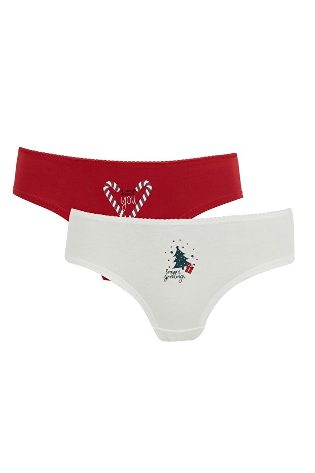 Fall In Love New Year's Themed 2-Piece Hipster Panties