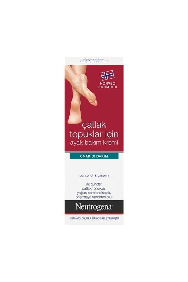 Tüm Cilt Tipleri İçin Çatlak Topuk Nemlendirici Rahatlatıcı Ayak Kremi 50 ml X 2 Adet - 1
