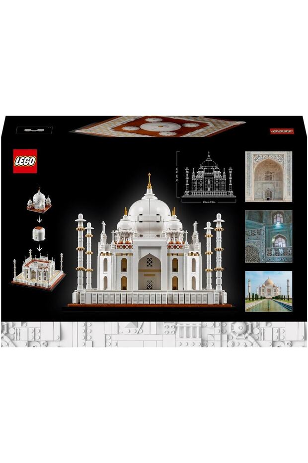 Architecture Mimari Simgeler Koleksiyonu Tac Mahal 21056 - Sergilenebilir Yapım Seti (2022 Parça) - 5