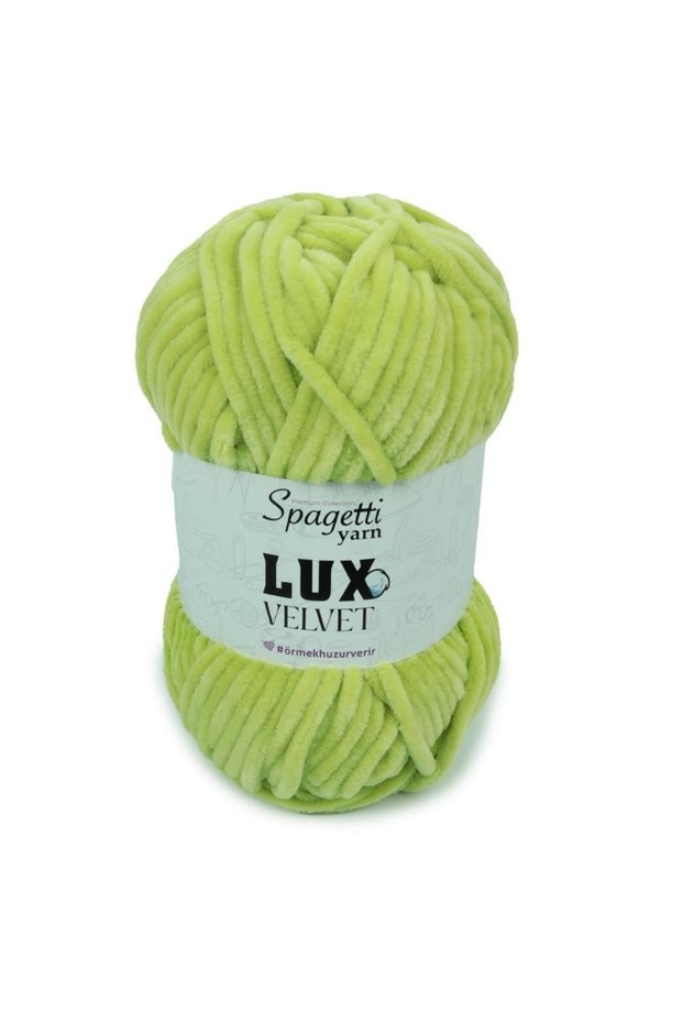 Lux Velvet Pistachio Green Velvet Hand Knitting Yarn