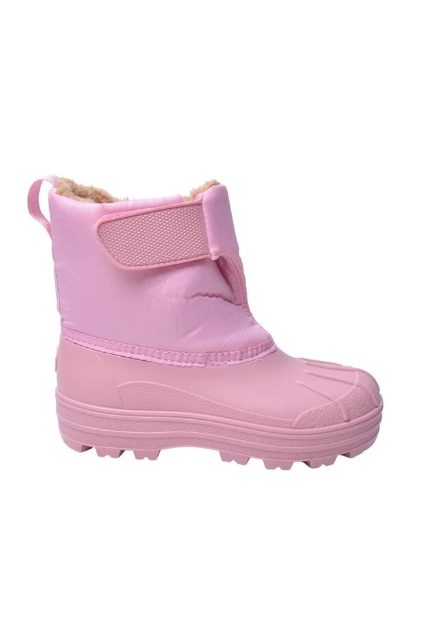 W10259 Neu Çocuk Kürklü Pembe Bot - 1