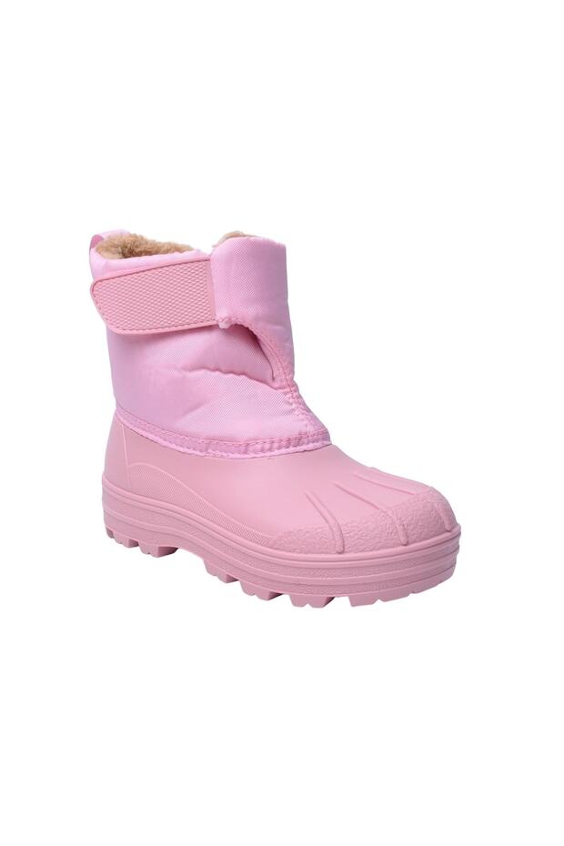W10259 Neu Çocuk Kürklü Pembe Bot - 2