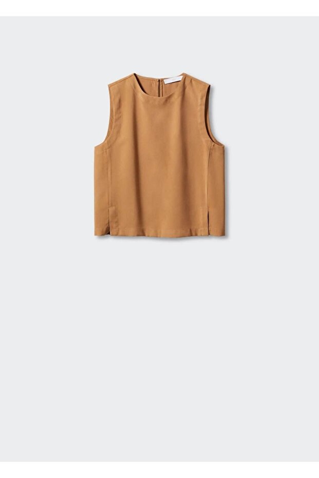 Sırtı V Yakalı Bluz - 3