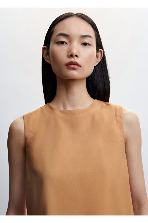 Sırtı V Yakalı Bluz - 6