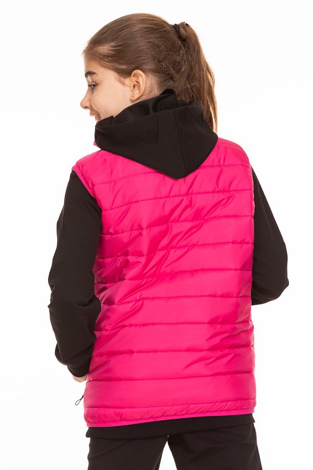 Unisex Kapitone File Astarlı Çıtçıtlı Yelek - 3