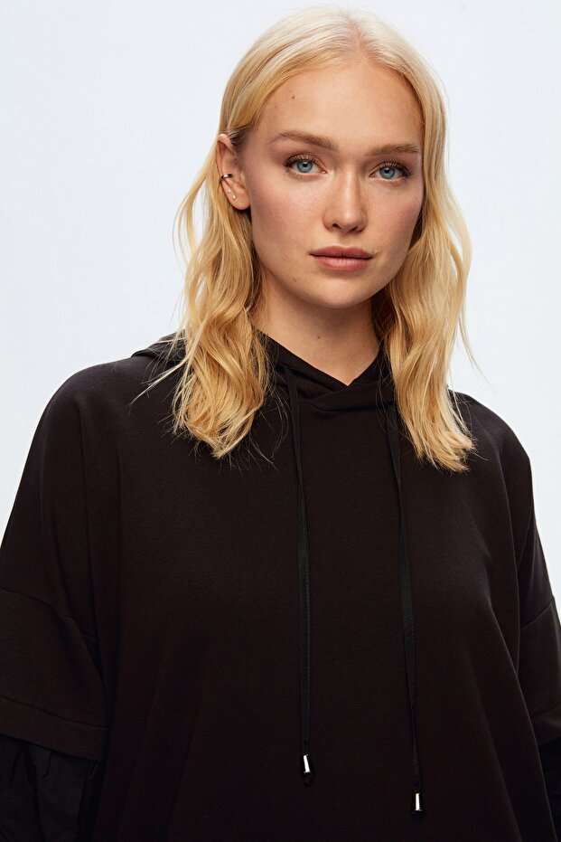 Yırtmaçlı Örme Elbise - 2