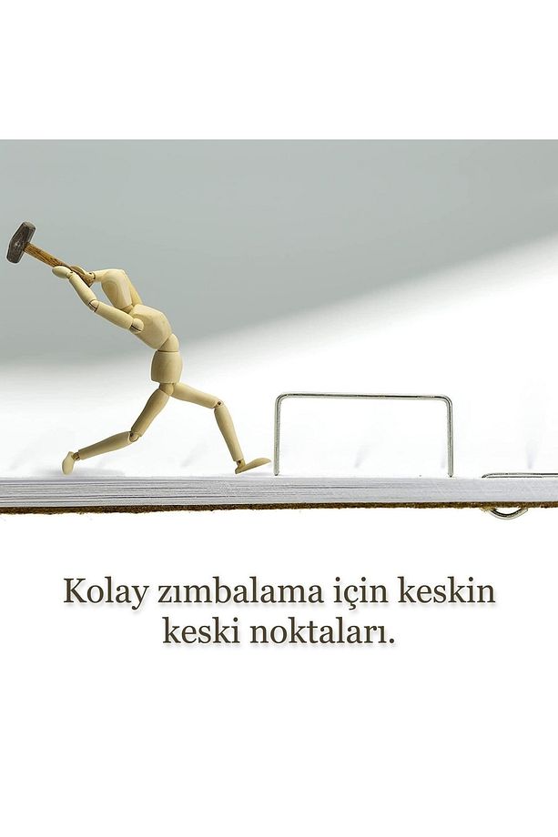 No:10 Zımba Makinası Ve Zımba Teli Seti Siyah - 8