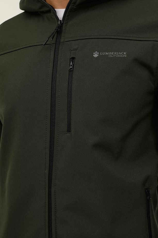M-gt16 Basıc Softshell 2p Koyu Haki Erkek Softshell - 4