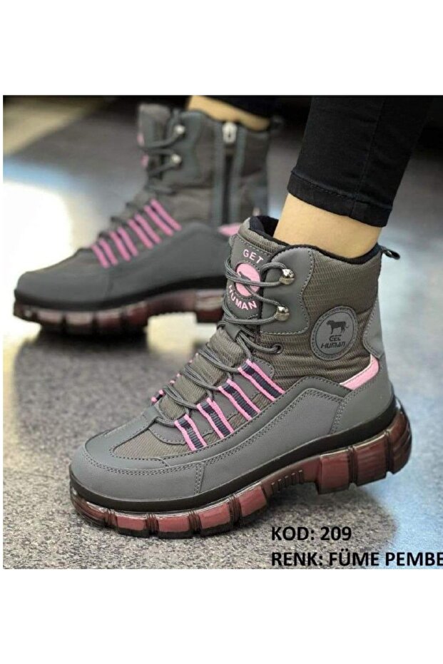Unisex Boots Glass Sole Non-Slip Orthopedic Lace-Up Parachute Leather Soft Comfortable Useful New