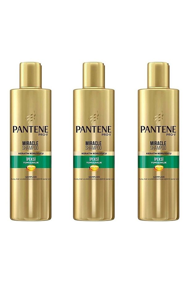 Miracle Şampuan Ipeksi Yumuşaklı Keratin Koruyuculu 250ml *3 Adet - 1