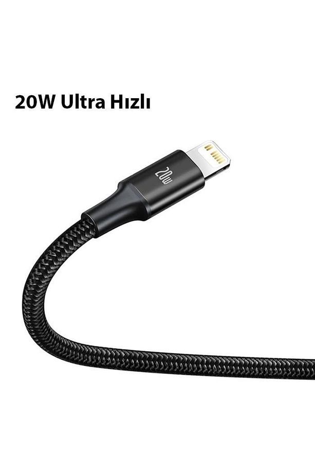 1.5 Metre 20w 3in1 Type C, Iphone Lightning Ve Micro Ultra Hızlı Şarj Ve Data Kablosu - 3