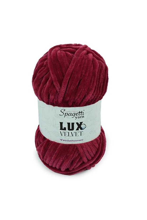 Lux Velvet Burgundy Velvet Hand Knitting Yarn