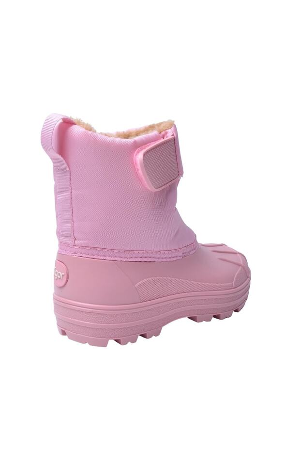 W10259 Neu Çocuk Kürklü Pembe Bot - 4