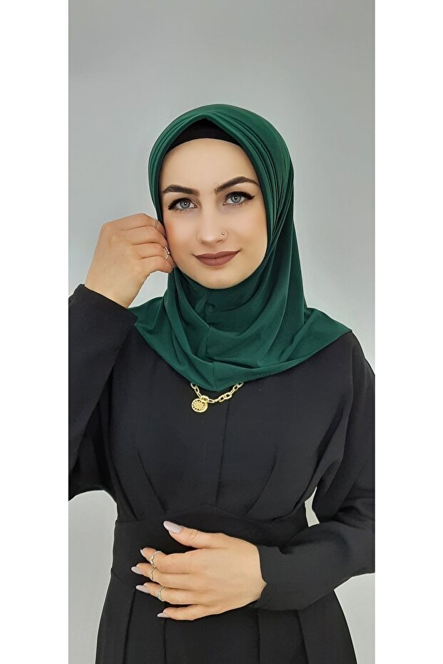 وشاح عملي تكتيكي -hac -umre - مناسب للاستخدام اليومي، لا يظهر باللون الأخضر الزمردي