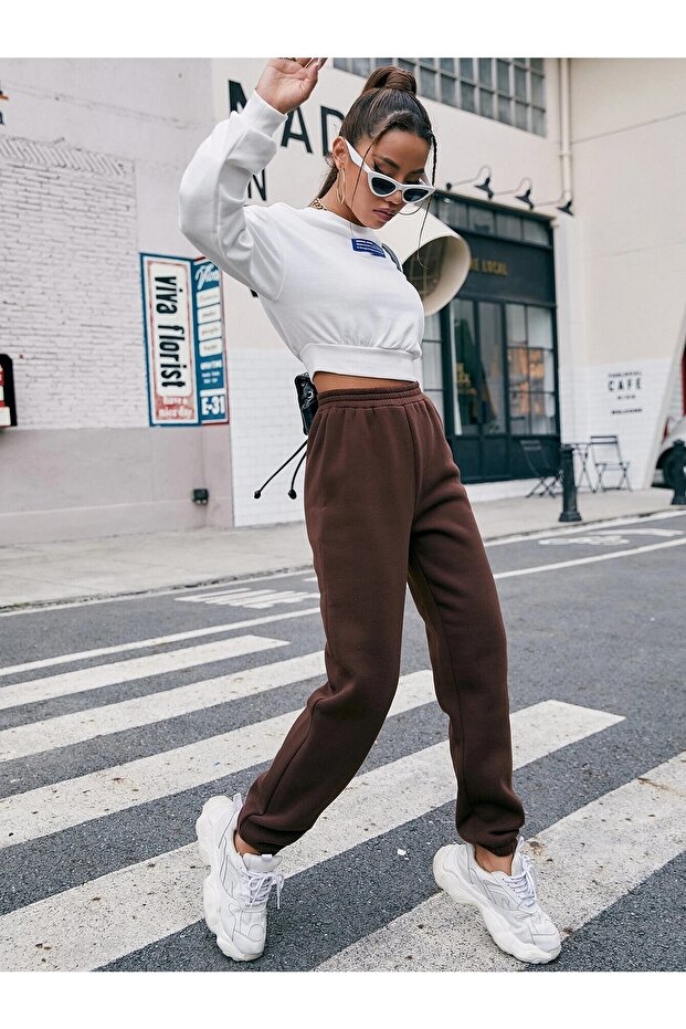 Unisex Brown Sweatpants