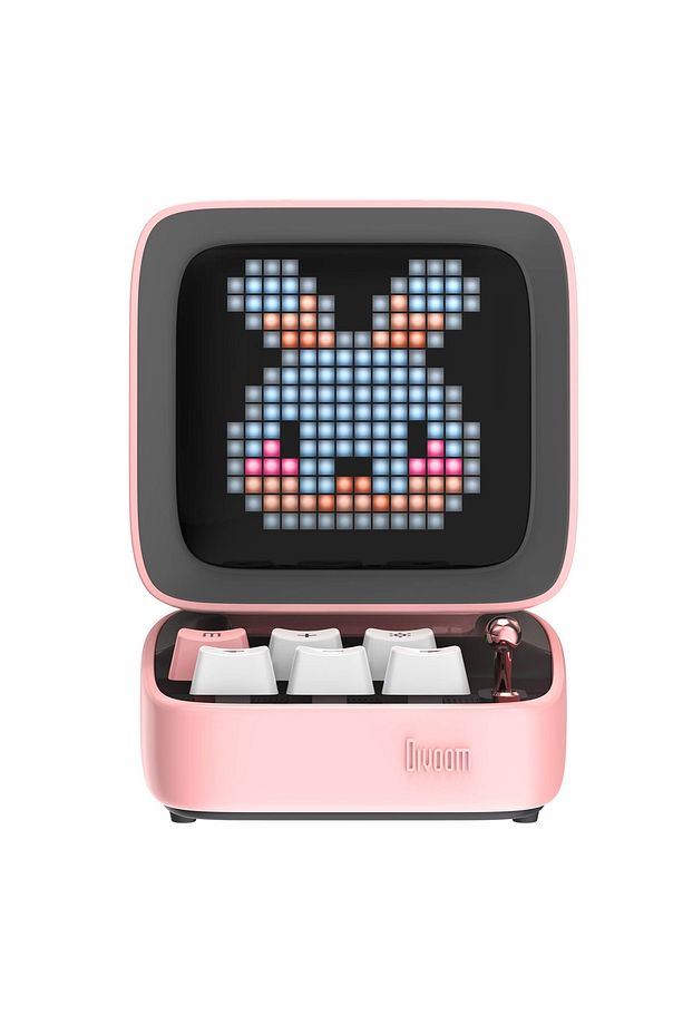 Ditoo-mic Pembe Karaoke Mikrofonlu Uyarlanabilir Piksel Ekranlı Bluetooth Hoparlör - 3