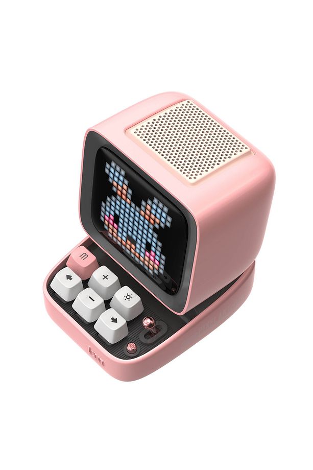 Ditoo-mic Pembe Karaoke Mikrofonlu Uyarlanabilir Piksel Ekranlı Bluetooth Hoparlör - 6
