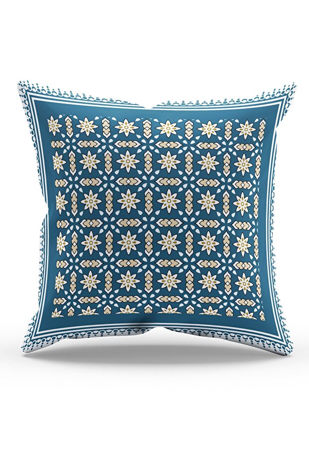 Double Sided Printed Old Curtain - 3 Patterned Suede Throw Pillow Case - 1