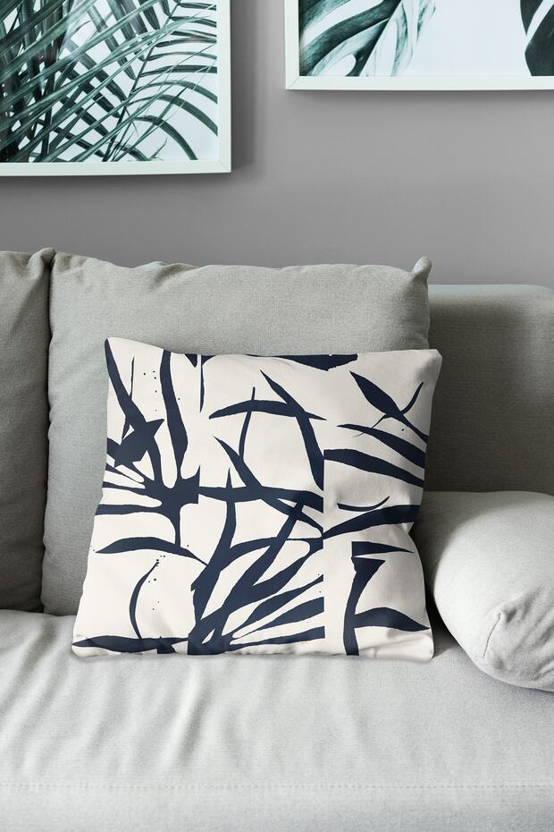 Double Sided Printed Omegu - 1 Patterned Suede Throw Pillow Case - 3